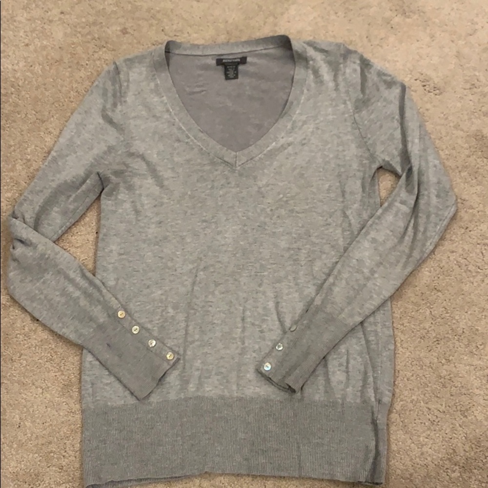 Kenneth Cole Reaction grey V-neck sweater